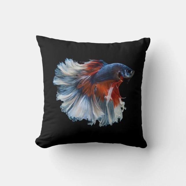 Almofada Bonita Betta Fish Siamesa (Frente)