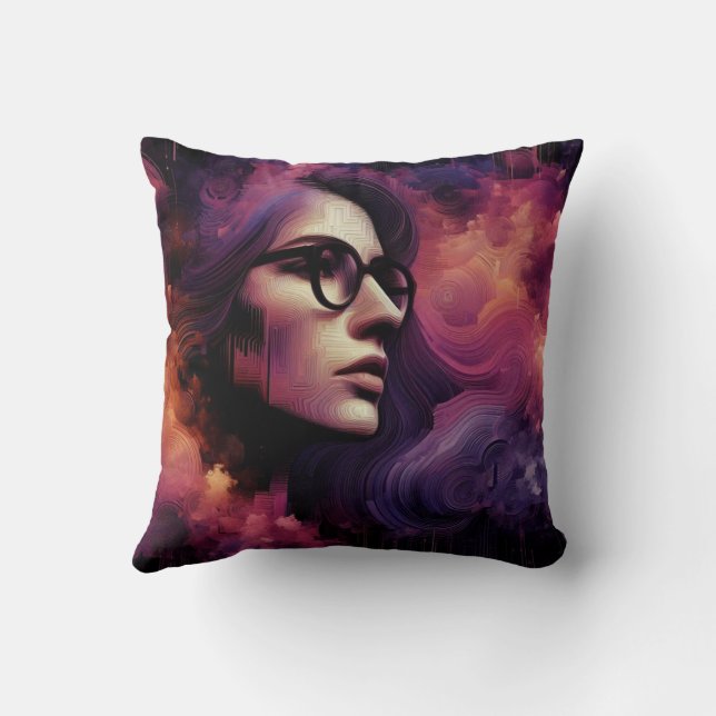 Almofada Bonita cara de mulher (Verso)