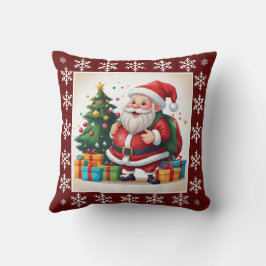 Almofada Bonita Cozy Trendy Papai Noel Natal Sem Foto