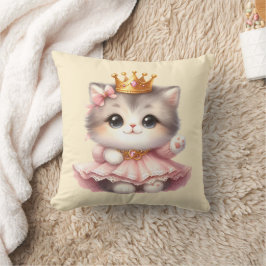 Almofada Bonita e pequena Princesa Kitten