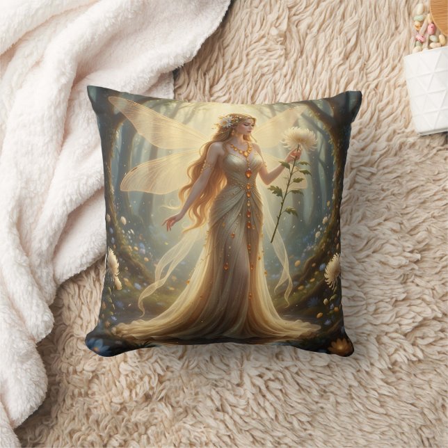 Almofada Bonita Fada Topaz de novembro (Cobertor)