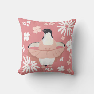 Almofada Bonita Girly Ballerina Penguin