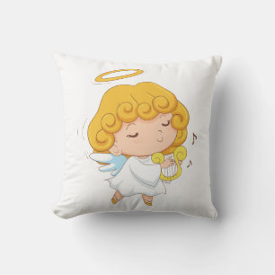 Almofada Bonita Mão desenhada Anjo