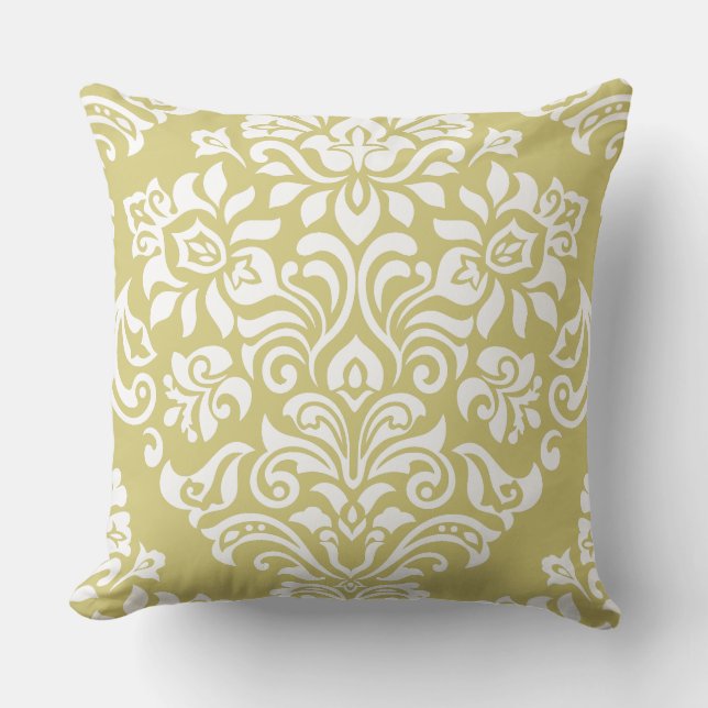 Almofada Bonita Na moda Floral Damask (Frente)