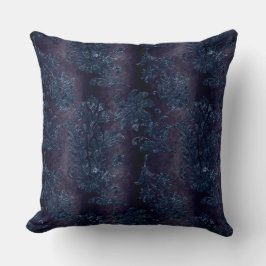 Almofada Bonita, vintage, preta, feitiço de veludo gravado