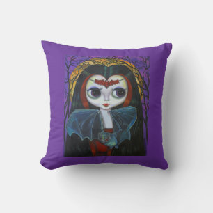 Almofada Bonitinha Vampira Bonita com Bat