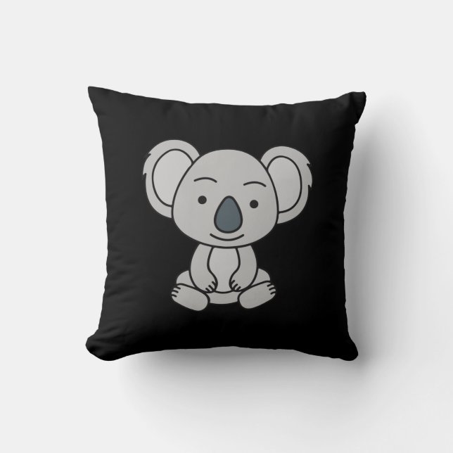 Almofada Bonitinho Koala Com Sorriso Sentado (Frente)