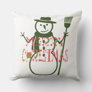 Almofada Bonito bonitão de decoração verde para o Natal