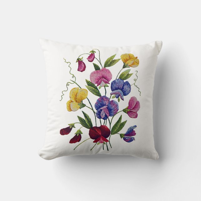 Almofada Bonito Jacobean Crewel Tradicional (Frente)