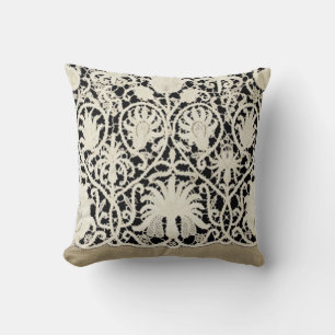 Almofada Bonito Linen White Lace Antique de Casamento