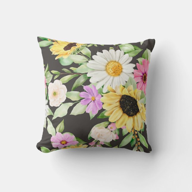 Almofada Bonito prática decorativa ocular floral (Frente)