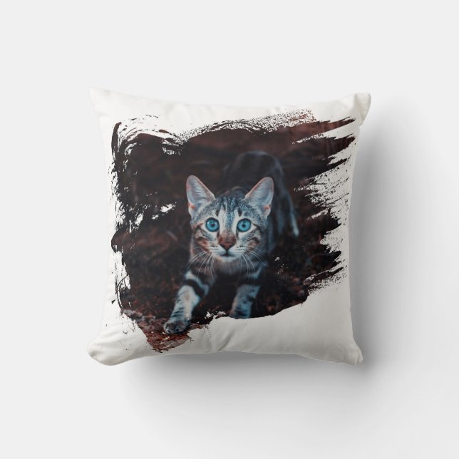 Almofada Bonito Presente Para Proprietários De Gatos (Frente)