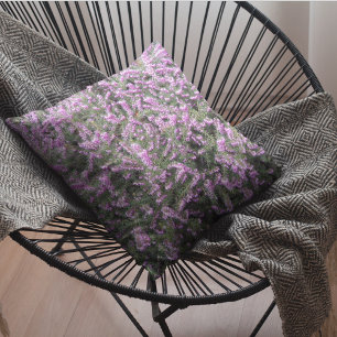 Almofada Bonito Púrpura Heather Floral