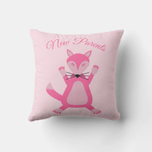 Almofada Bonito, Rosa Menininha Raposa Personalizada Novos