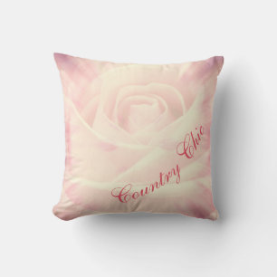 Almofada Bonito rosa pálida Rosas cor-de-rosa design Chic C