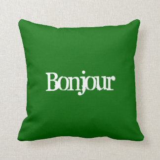 Almofada Bonjour - travesseiro decorativo