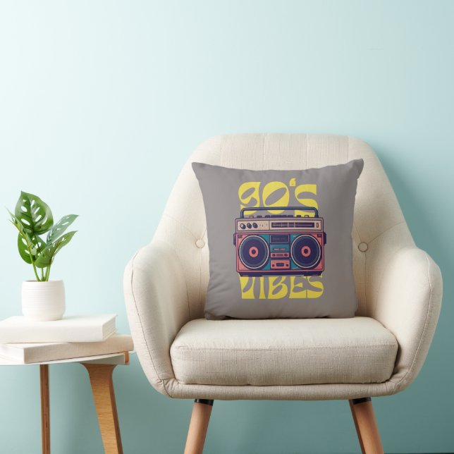 Almofada Boombox de 90 anos (Cadeira)