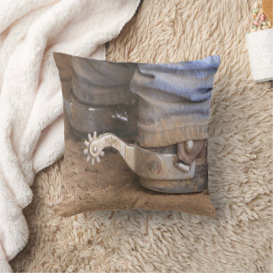 Almofada Boots E Spurs Do Cowboy Ocidental