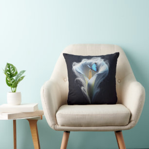 Almofada Borboleta Azul Comum Morpho Em Lily