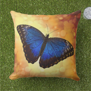 Almofada Borboleta Azul Morpho