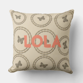 Almofada Borboleta-branca