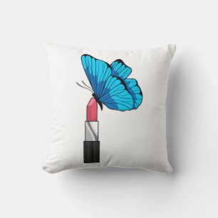 Almofada Borboleta com Lipstick