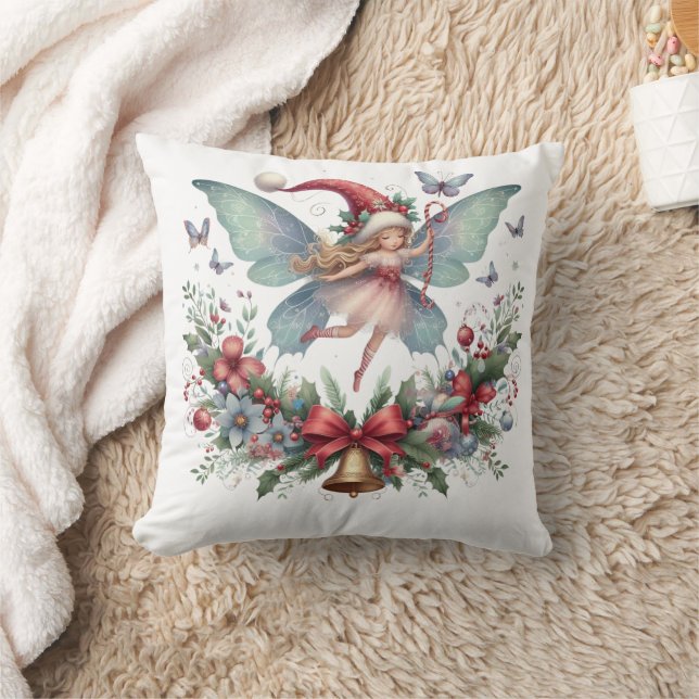 Almofada Borboleta de Natal Fada (Cobertor)