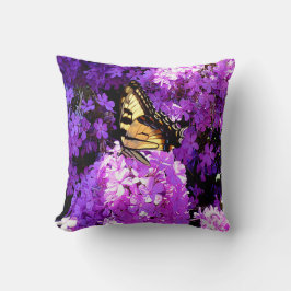 Almofada Borboleta e Phlox