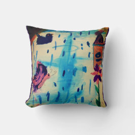 Almofada Borboleta em um dia chuvoso