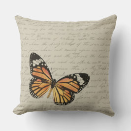 Almofada Borboleta Laranja