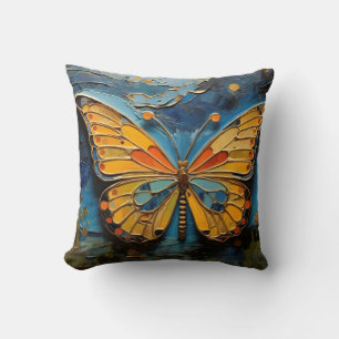 Almofada Borboleta No Céu Noturno #2