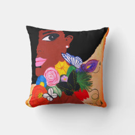 Almofada Borboleta Preta -