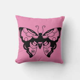 Almofada Borboleta Rosa - CYO - Travesseiro de Pelúcia Infa