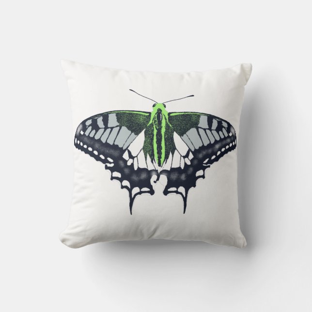 Almofada Borboleta Swallowtail de Sinalizador Agender (Frente)
