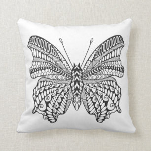 Almofada Borboleta tropical inspirada