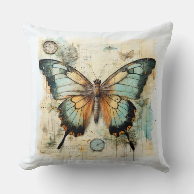 Almofada Borboleta Vintage (Frente)