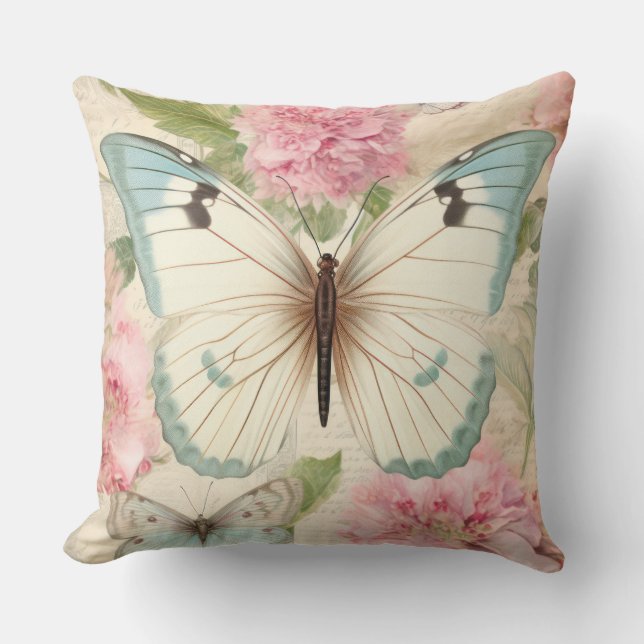 Almofada Borboleta Vintage (Frente)
