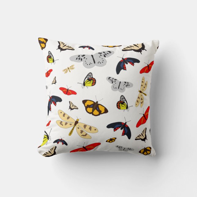 Almofada Borboletas e Dragonflies  (Frente)