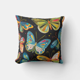 Almofada Borboletas Grandes Travesseiro decorativo de Fundo