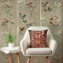 Borboletas laranja românticas e escrita manual Dou