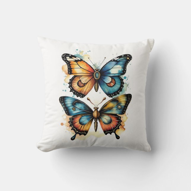 Almofada Borboletas Na Natureza (Frente)