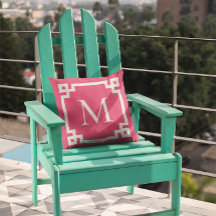 Borda-chave grega monograma-cor-de-rosa-escuro e b