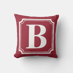 Almofada Borda Vintage Travesseiro de Monograma Personali
