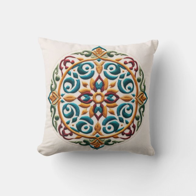 Almofada Bordado do eterno nº 5 (Frente)