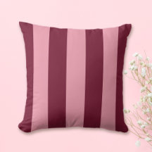 Bordô Rosa Listra Grande Padrão Ousado Cereja Verm