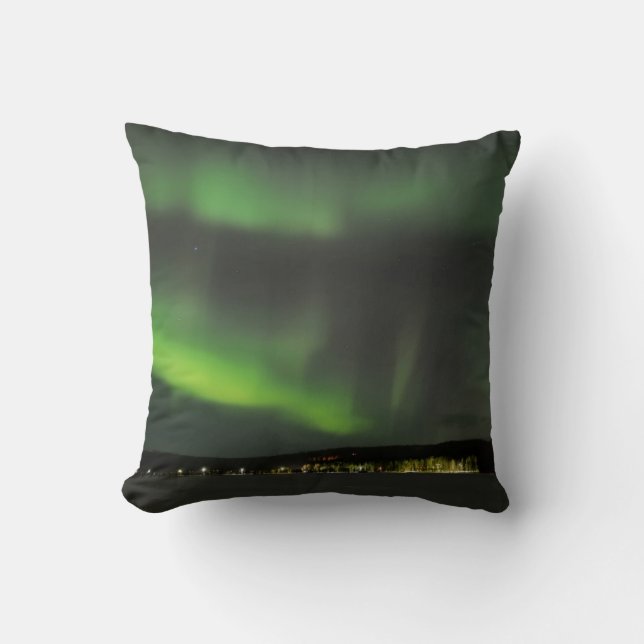 Almofada Borealis da Aurora no travesseiro decorativo do (Frente)