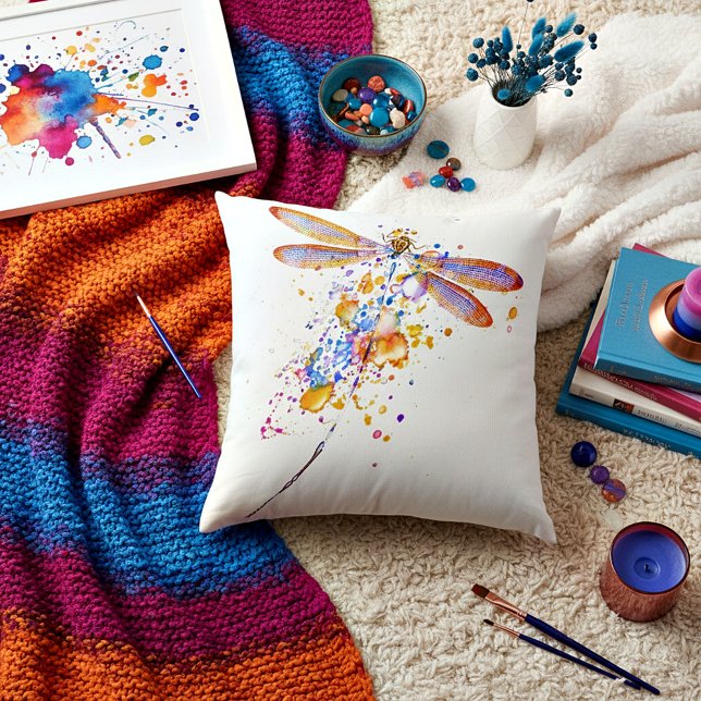 Almofada Borrifo de libélula (Criador carregado)