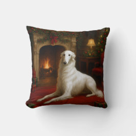 Almofada Borzoi Holiday