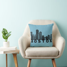 Boston Skyline Silhouette