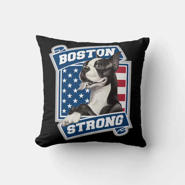 ALMOFADA BOSTON STRONG TERRIER (Frente)
